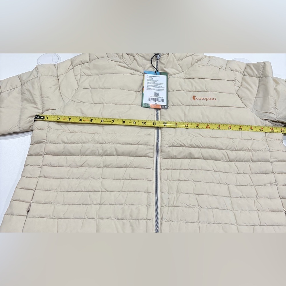 Cotopaxi Women's XL Fuego Hooded Down Jacket Puffer Cream White NWT - Picture 8 of 12